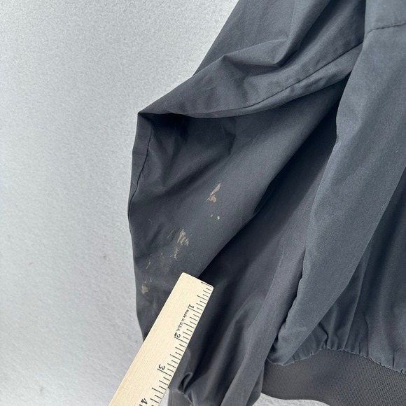 VTG Members Only Black Racer Jacket Mens 3X Lightweight Zip Up Collar 90s 1990s - Picture 7 of 11